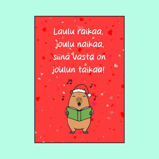 Joulukortti "Joulun taikaa"