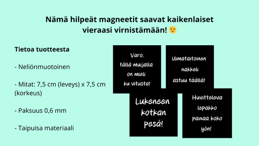 Magneetti "Mieli ku vitusta"
