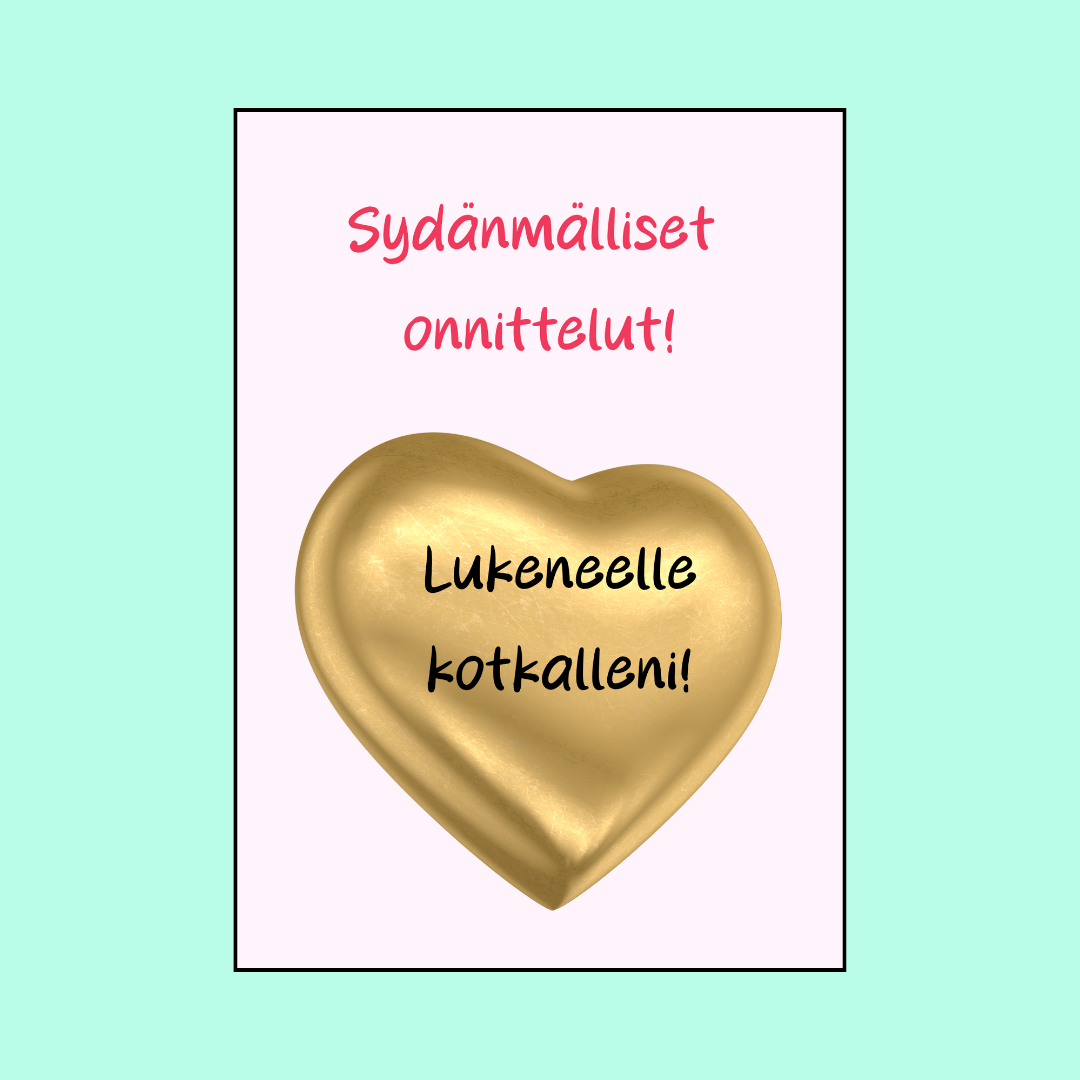 Kortti "Lukeneelle kotkalle"